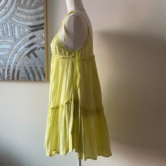 Wild Fable - Sleeveless Neon Yellow Swing Dress - Picture 6 of 10
